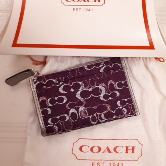 Coach Mini Skinny Coin Purse - Picture 1 of 7
